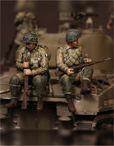 US Army Fallschirmjäger auf Sherman #3 Set