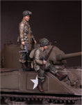 US Army Airborne & Sergeant on Sherman Set