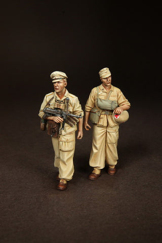 Fallschirmjäger-Officer & Combat Medic-Brigade Ramcke El Alamein 1942