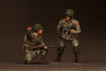 US 1st Lieutenant & Private 82st Airborne WWII