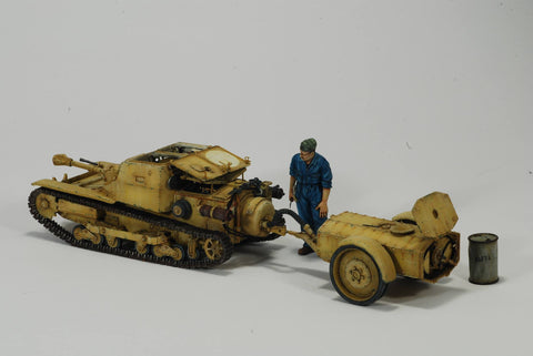 Italian flame thrower tank