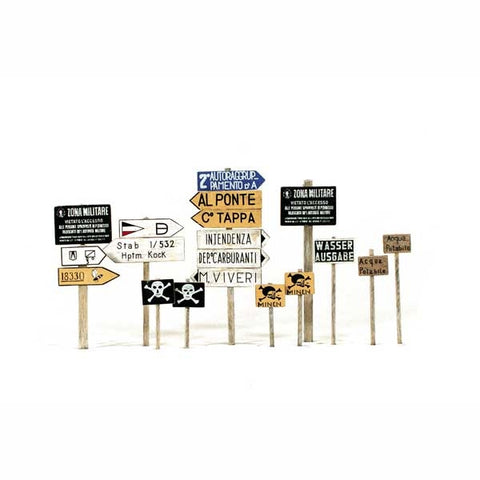 Italian & German road signs miscellaneous