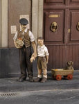 Man with child WWII