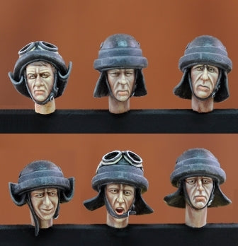 6 different Italian tankers heads WWII