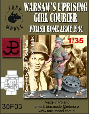 Polish Home Army Female courier 1944