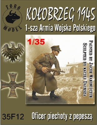 1st army of polish forces infantry officer with PPSh 1945
