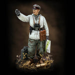 Deutscher Panzersoldat in Winterbekleidung WWII