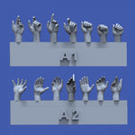Verschiedene Hände Set #1
