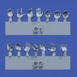 Assorted hands Set #3
