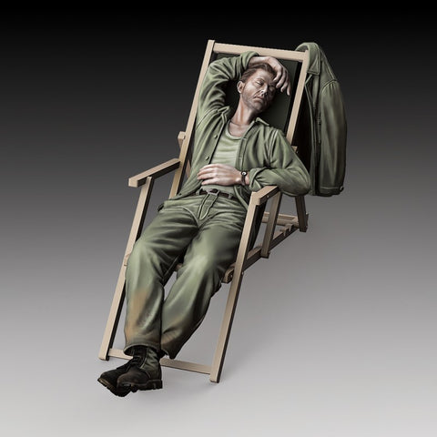 US soldier who sleeps