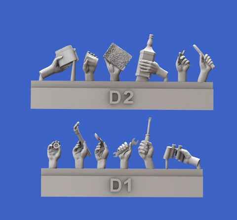 Assorted hands set #4