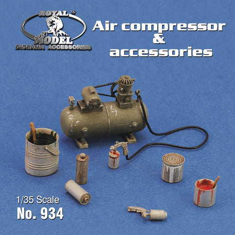 Air compressor with accessories