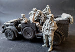 Wehrmacht Stabsfahrzeug-Besatzung Russland WWII