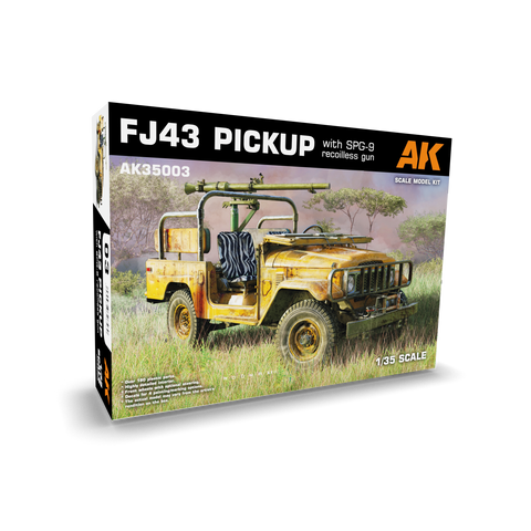FJ43 Pick Up mit SPG-9 rückstossfreier Kanone
