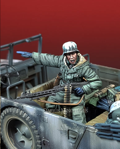 WSS MG gunner WWII
