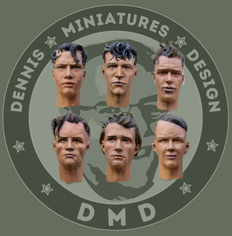 Deutsche Köpfe WWII #4 "Die Erschöpften ohne Helm"