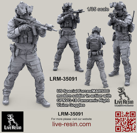 US Special Forces/MARSOC modern Soldier with Nightvision Googles #2