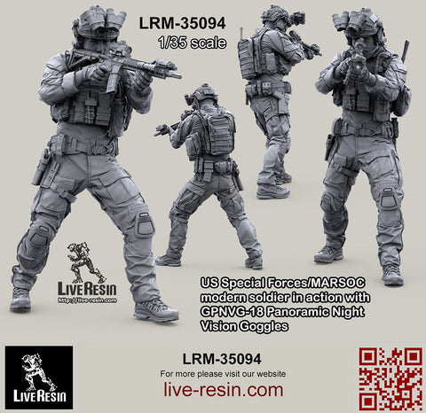 US Special Forces/MARSOC modern Soldier mit Nightvision Googles #5