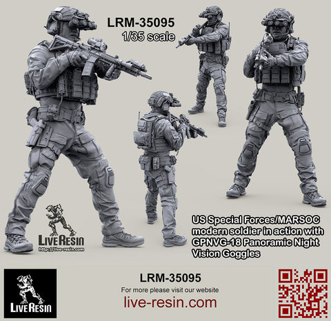 US Special Forces/MARSOC modern Soldier mit Nightvision Googles #6