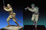 Japanische Infanteristen WWII
