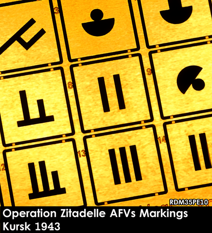 Operation Citadel AFV Markings Kursk 1943