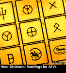 Heeres Divisions Abzeichen für AFV´s
