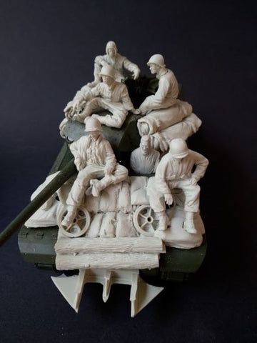 US M10 Tank Crew ETO WWII