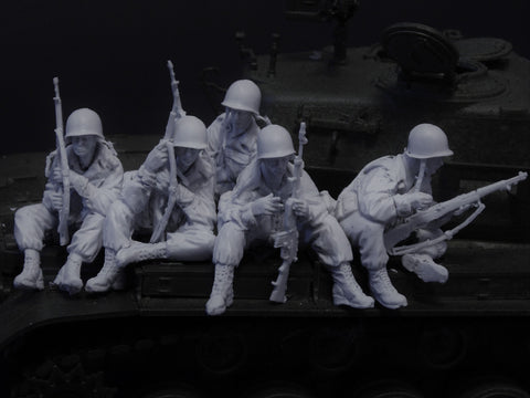Pershing Tank Riders, Korea 1950 #3