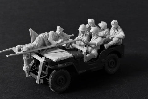 US Medics with german POW´s Italy 1944