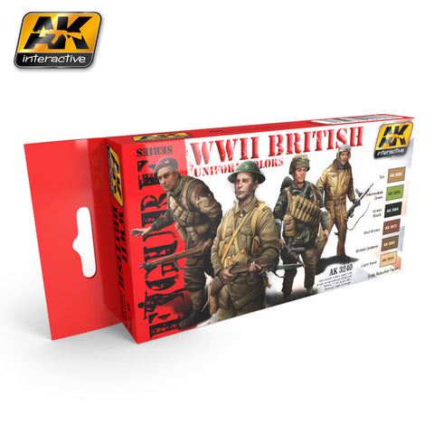 Farbset Britische Uniformen WWII
