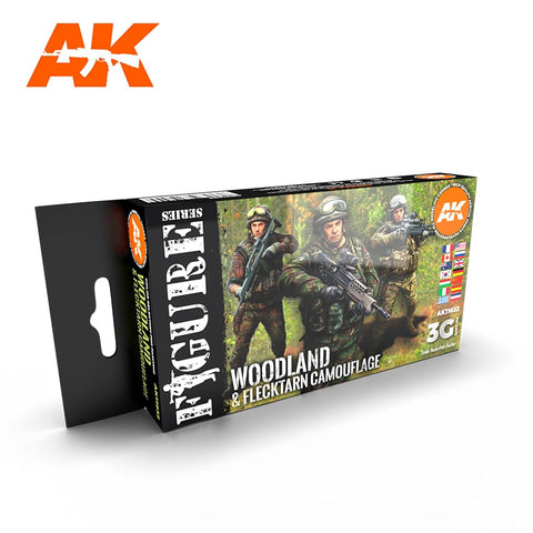 Colorset Woodland & Flecktarn Camoflage 3G