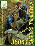 Italienische Panzersoldaten für CV33-35