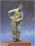 Deutscher Panzersoldat mit Sommeruniform WW2