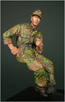 German Waffen SS tank soldier