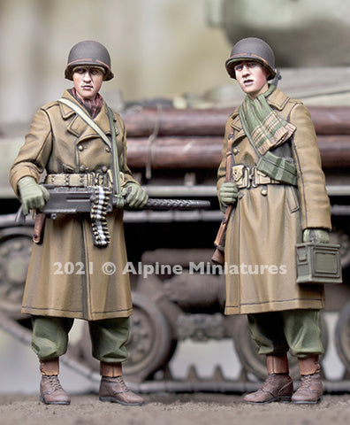 US Army MG Crew Winter WWII