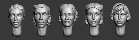 Female heads #1