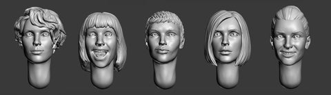 Female heads #2