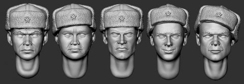 Russian heads Winter #1 WWII