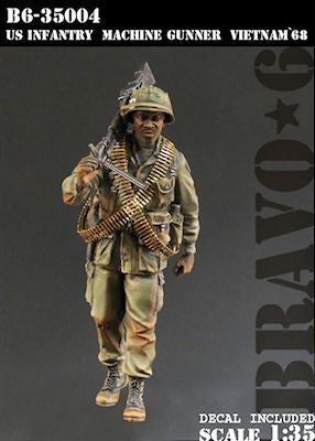 U S Army Machinengewehrschütze Vietnam 1968