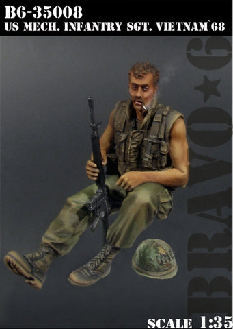 US Sgt. Mech. Infantry Vietnam 1968