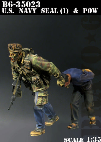 U S Navy Seal mit Vietcong POW Vietnam 1968