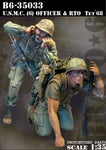 USMC Offizier mit Funker TET 1968