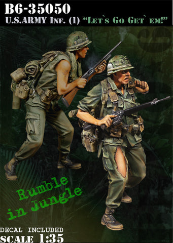US Army Inf. Let´s go get em ! " 1968