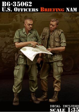 U.S. Officers Briefing 'Nam
