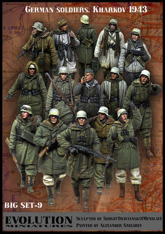 Deutscher Soldaten Charkow Winter 1943