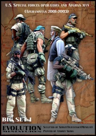 US Special Forces mit Afghanen 2001-03