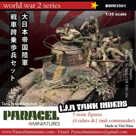 I.J.A. Tank Riders WWII