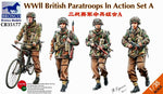Britische Fallschirmjäger in Action WWII Set A