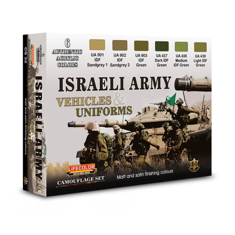 Israeli Army Uniforms & Vehicles Set