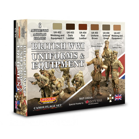 Britische Uniformen & Ausrüstungs Set WW I